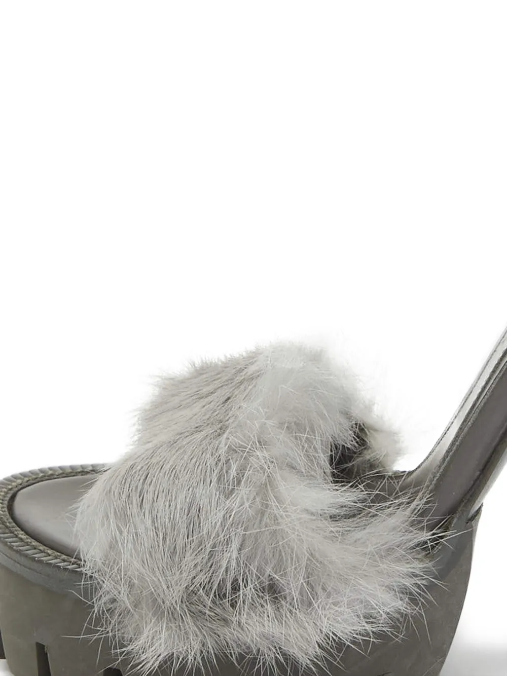 Alexander McQueen Pre-Owned 130 mm sandalen met gesp - Grijs