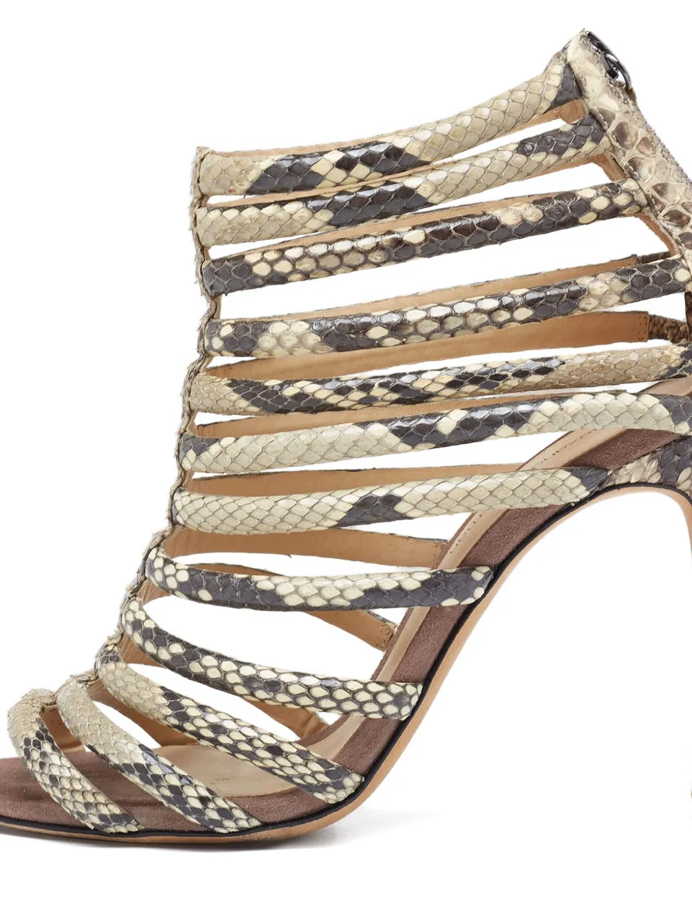 Alexandre Birman pre-owned 110mm python-leather strap heeled sandals | Image 2