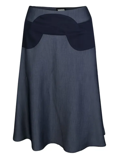 Emporio Armani Pre-Owned panelled midi skirt