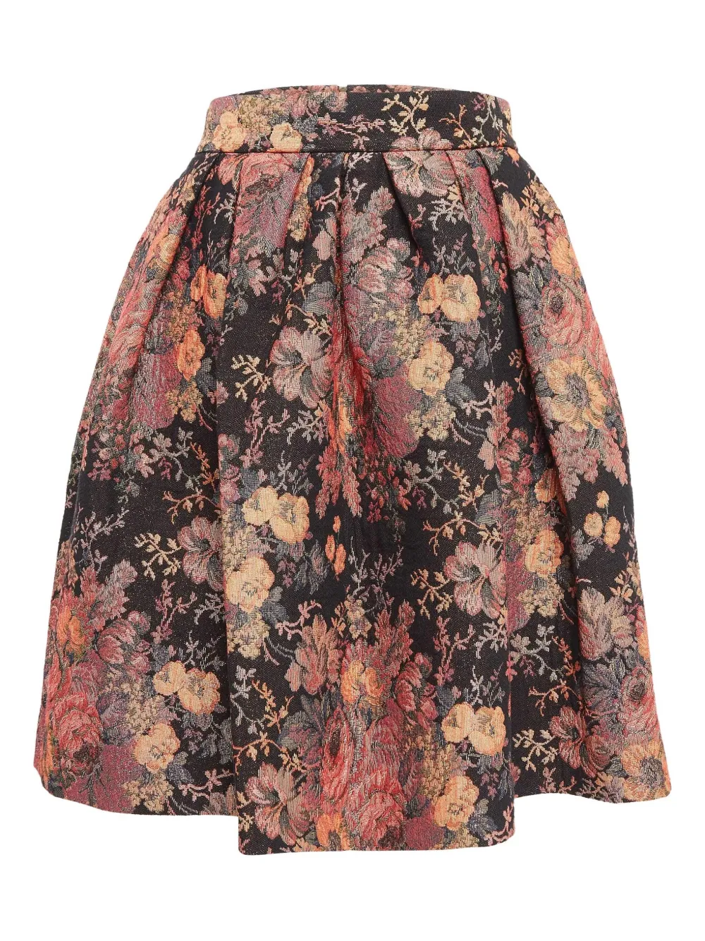 Maje floral-jacquard skirt | Black | Image 1