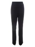 Escada Pre-Owned zip slit straight-leg trousers - Black
