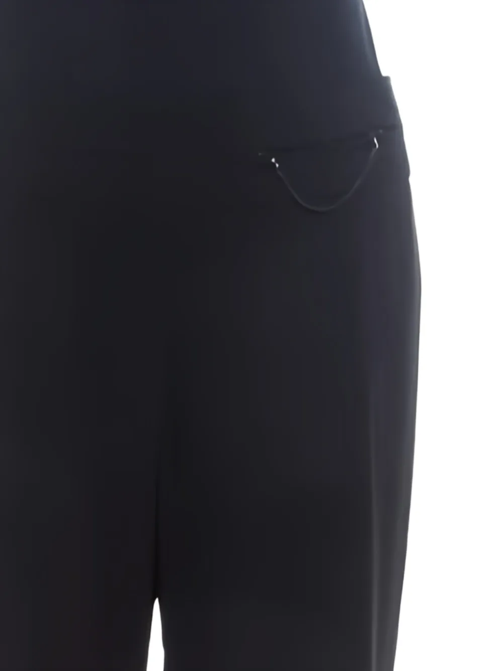 Escada Pre-Owned Straight broek met rits - Zwart
