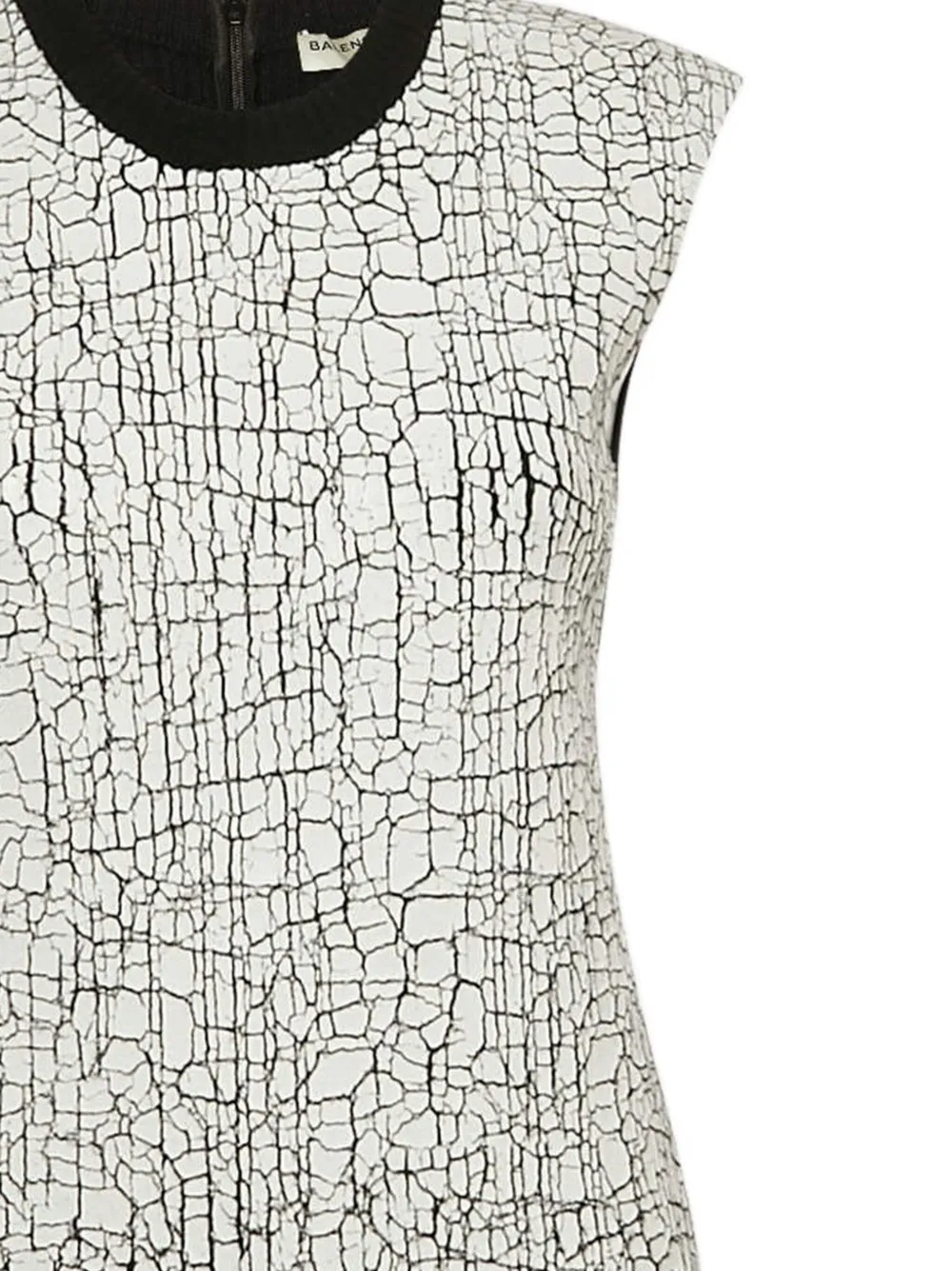 Balenciaga Pre-Owned 2023 jurk met gebarsten effect - Wit