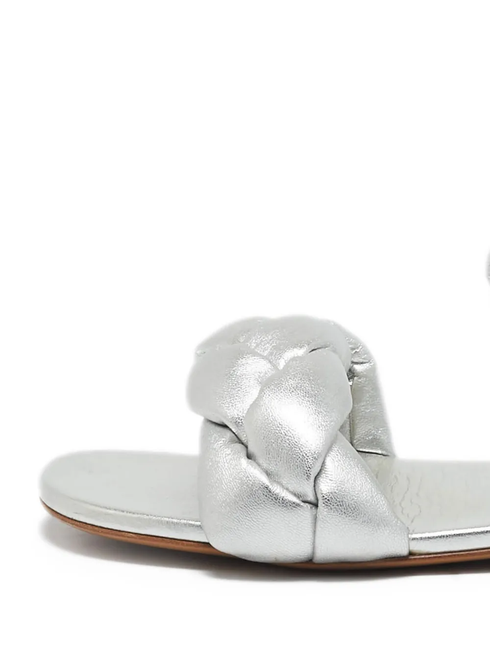 Miu Miu Pre-Owned Sandalen met kralen bandjes - Grijs