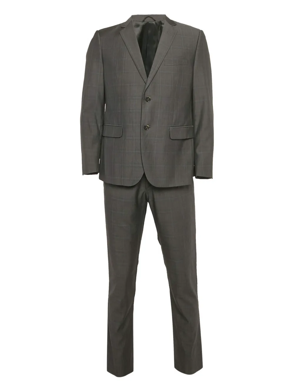 Balmain Pre-Owned three-button wool suit | Grey | Image 1