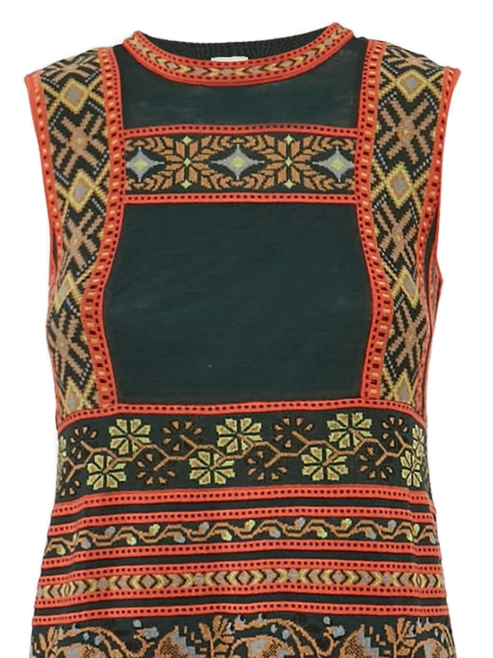 Missoni Pre-Owned Gebreide jurk met bloemenprint - Grijs