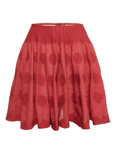 Alaïa Pre-Owned 2024 patterned-jacquard skirt