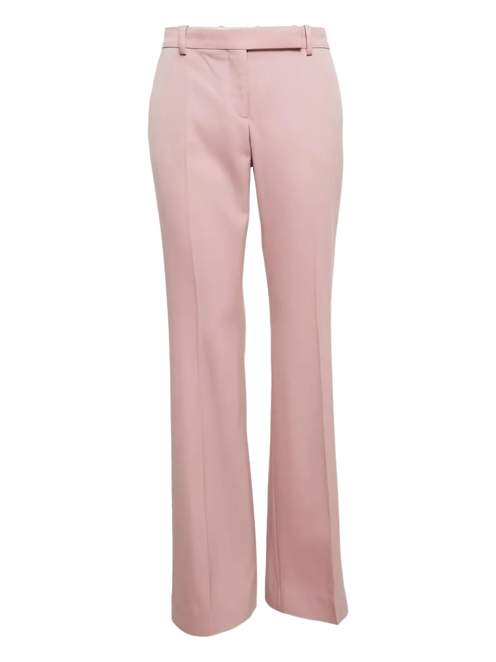 Pre-owned Alexander Mcqueen Tailored Wool Trousers In Pink