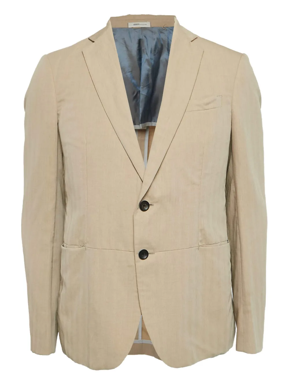 Armani Vintage single-breasted blazer | Neutrals | Image 1