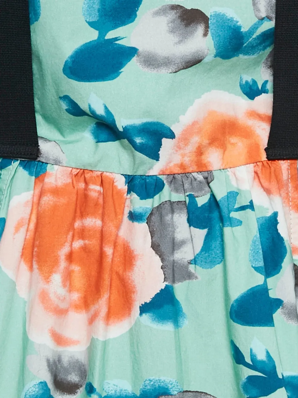 Marc Jacobs Vintage Midi-jurk met bloemenprint - Groen