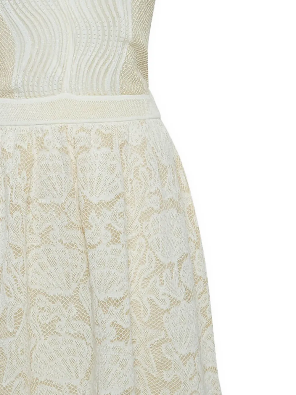 Missoni Pre-Owned Midi-jurk met kant - Wit
