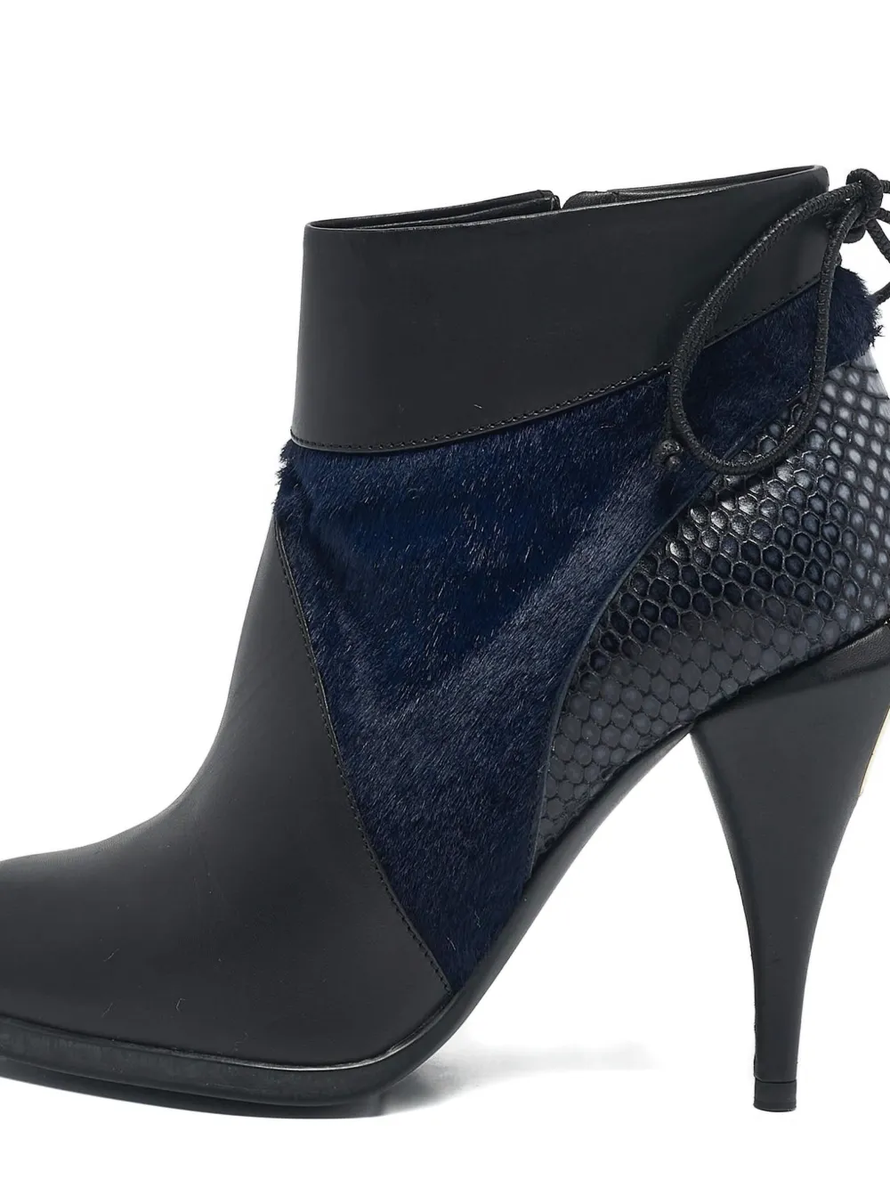 Fendi Pre-Owned 105 mm leren laarzen - Zwart