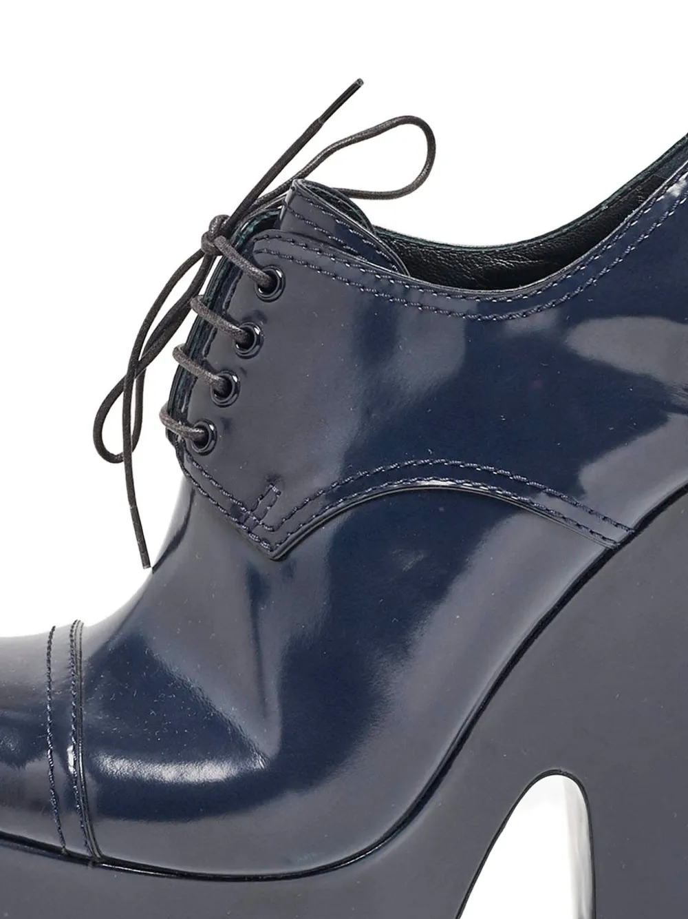 Louis Vuitton Pre-Owned 170 mm lakleren laarzen - Blauw