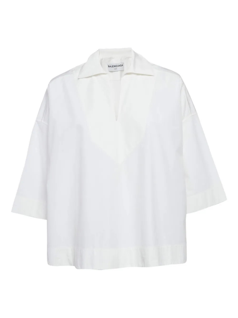 Balenciaga Pre-Owned minimalist cotton blouse | White | Image 1
