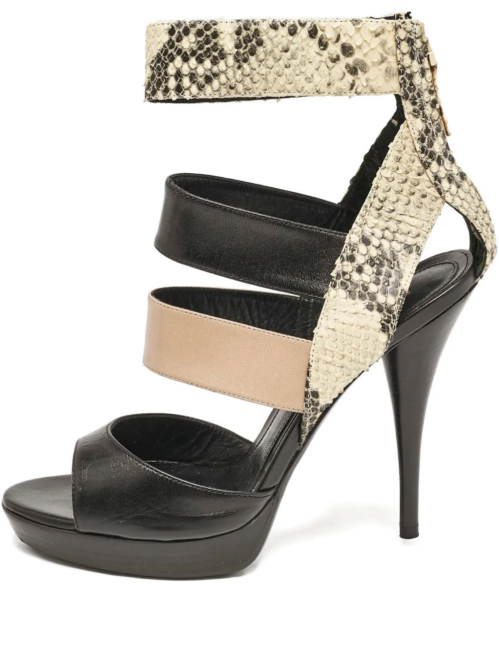 Fendi Pre-Owned Sandali in pelle 120mm - Nero