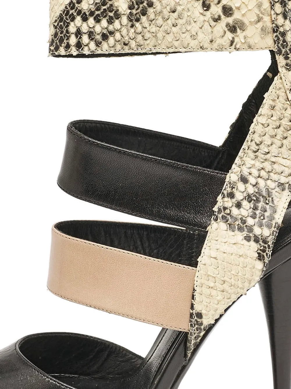 Fendi Pre-Owned Leren sandalen - Zwart