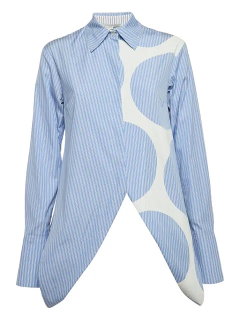 Stella McCartney Pre-Owned striped circle-print shirt