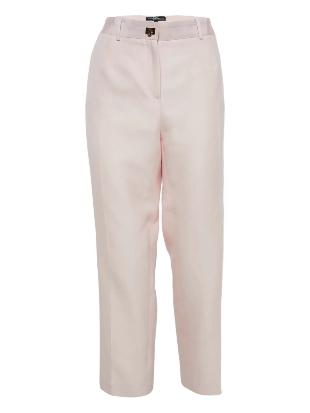 Ferragamo Pre-Owned Pantaloni sartoriali in lana - Rosa