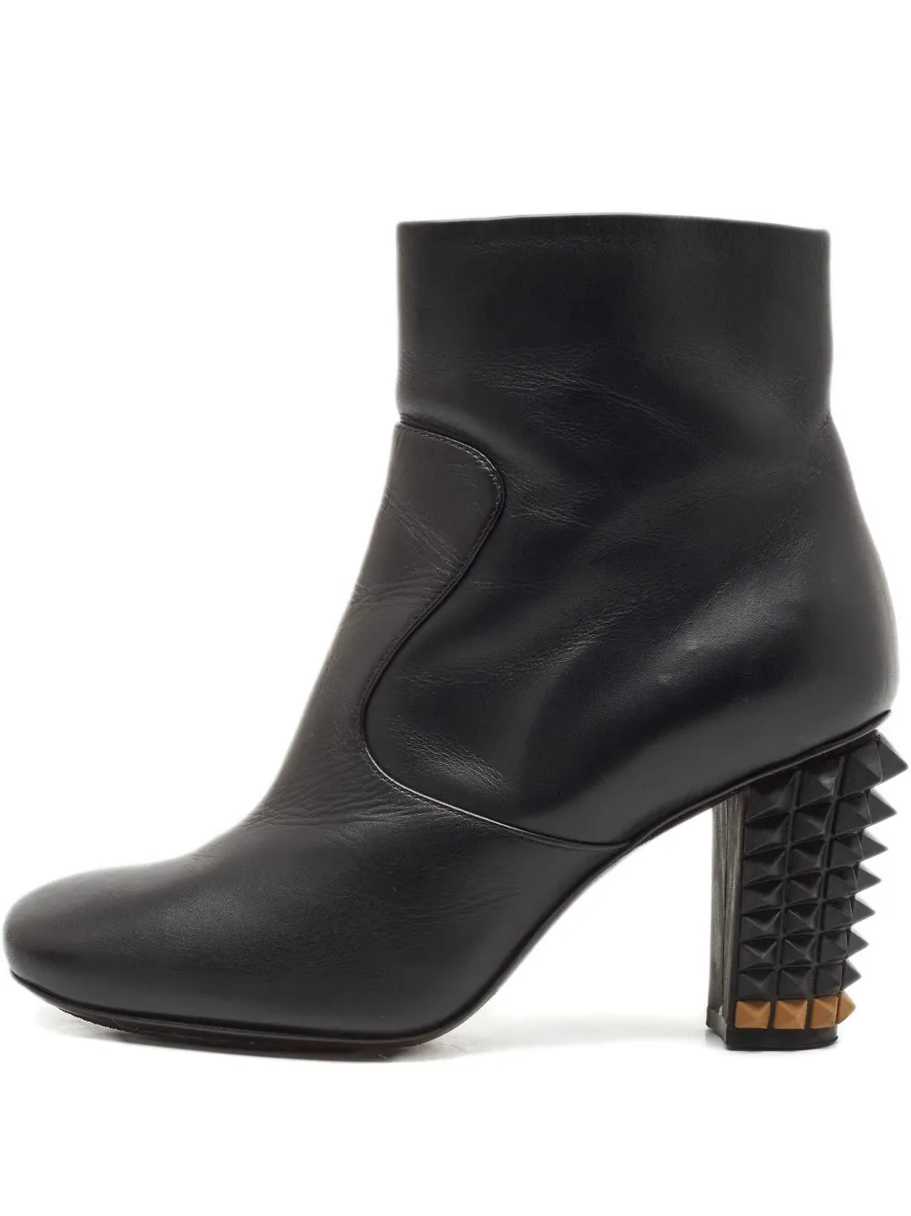 Fendi Pre-Owned Stiefel mit Nieten - Schwarz