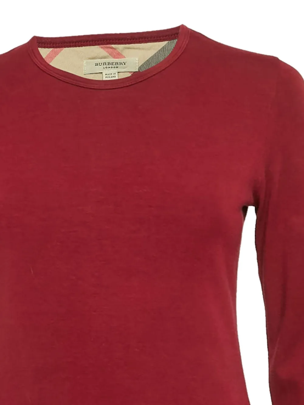 Burberry Pre-Owned long-sleeved cotton T-shirt | Image 2