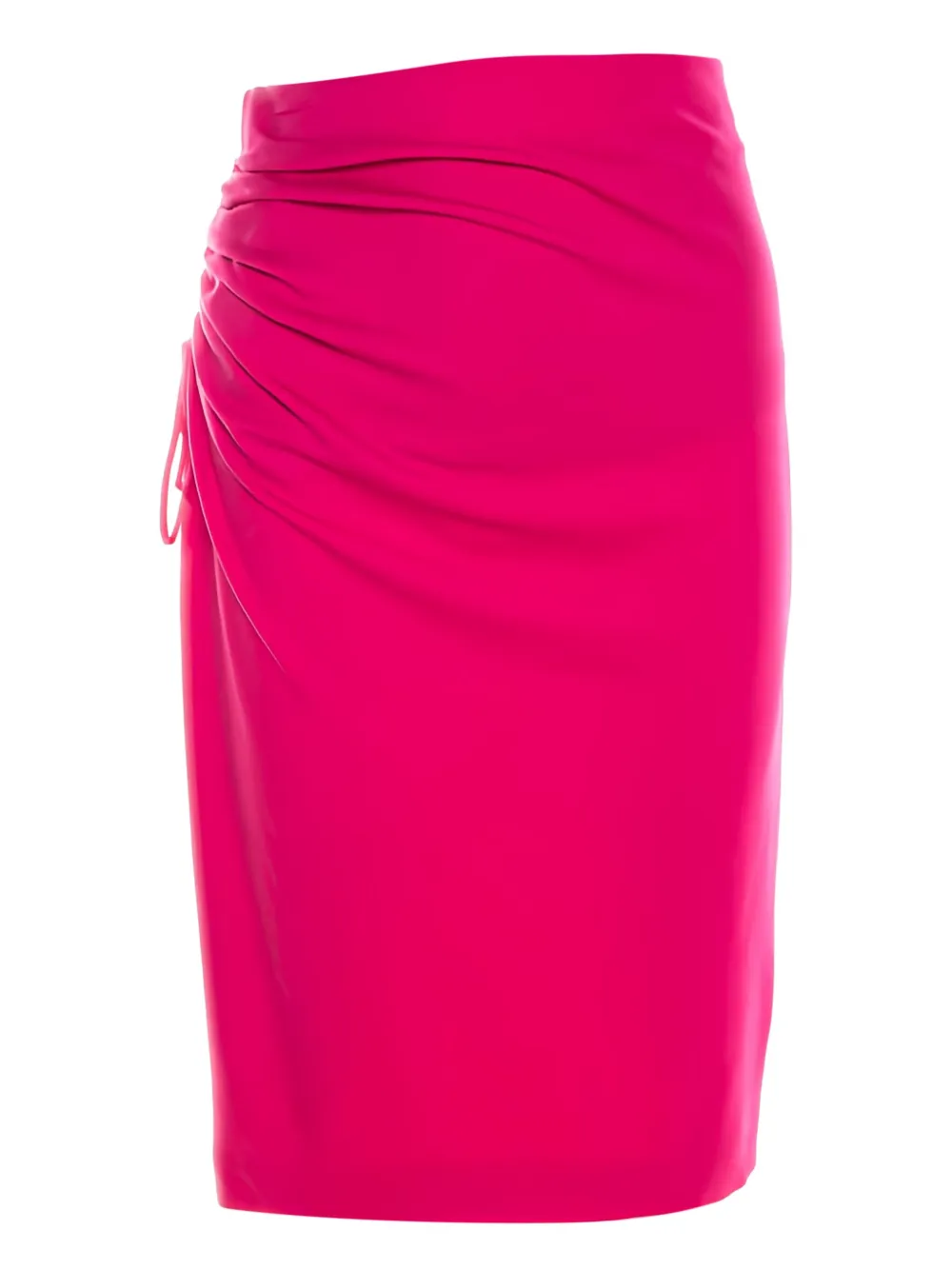 Escada Pre-Owned Gonna a matita con ruches - Rosa