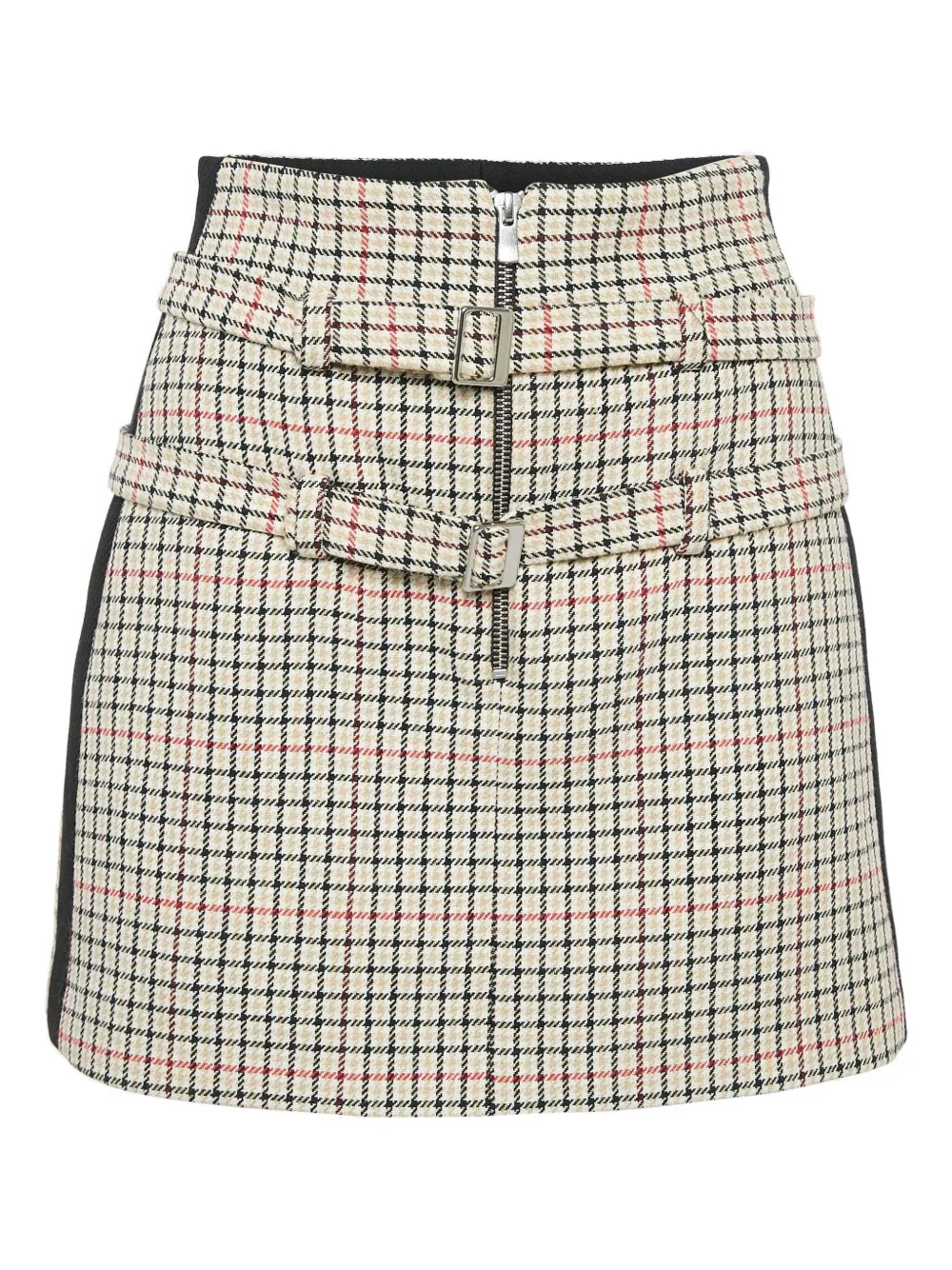 Maje buckle plaid skirt | Brown | Image 1