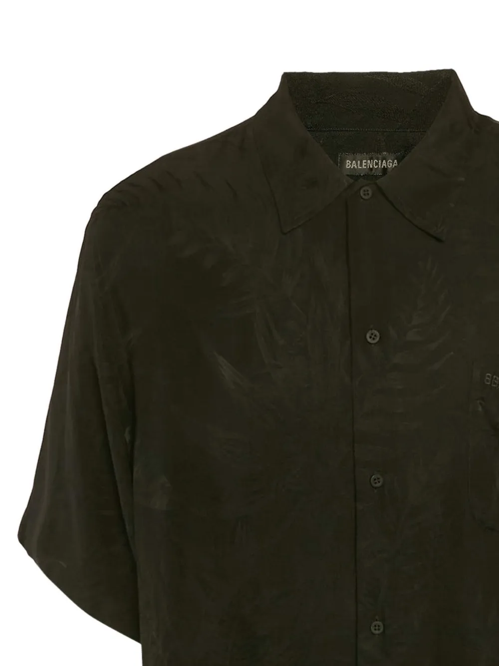 Balenciaga Pre-Owned leaf-pattern shirt | Image 2
