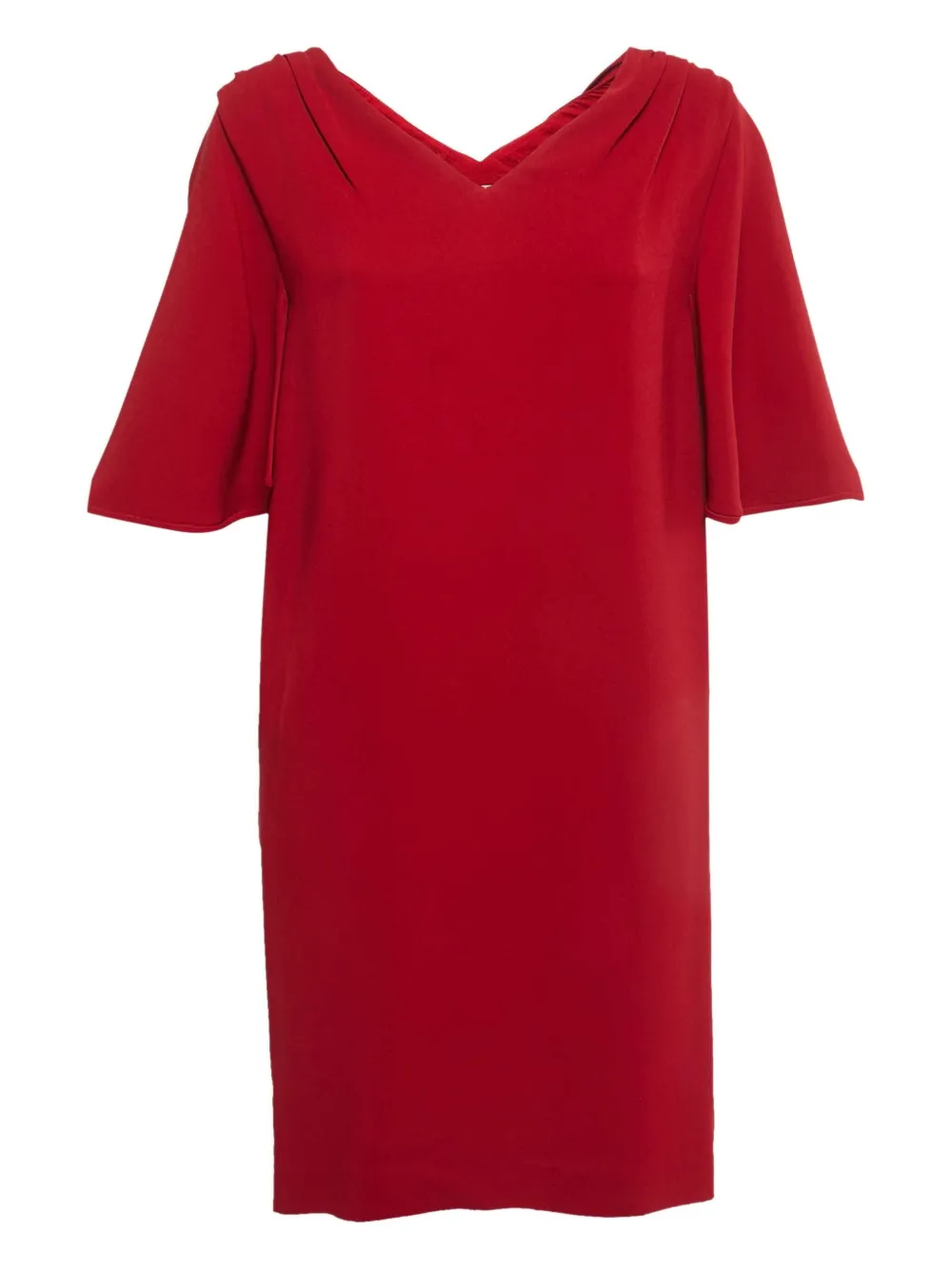 Stella McCartney Pre-Owned pleated-sleeve dress | Red | Image 1