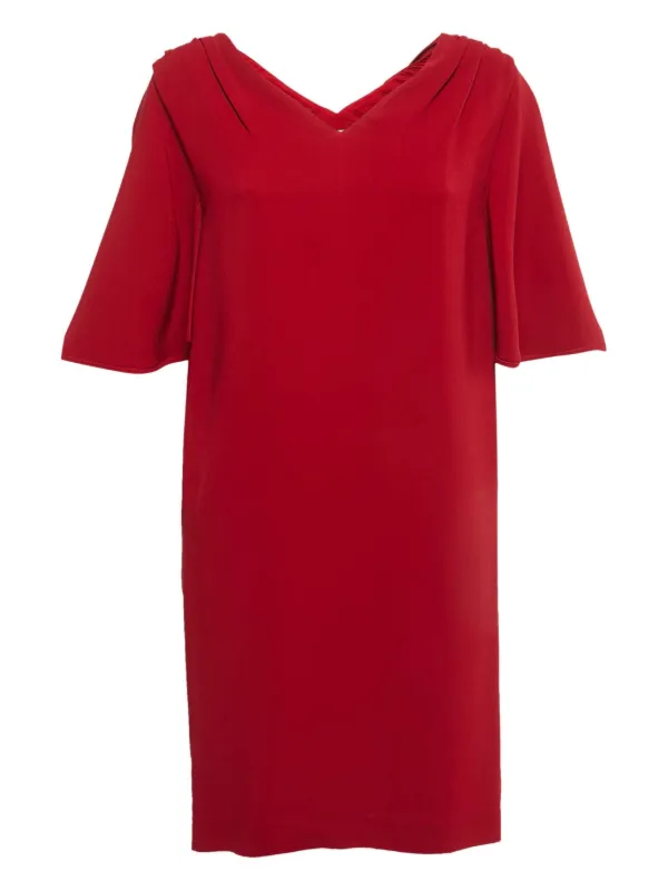 stella mccartney pleated dress Stella McCartney Cut-Out Pleated Maxi Dress