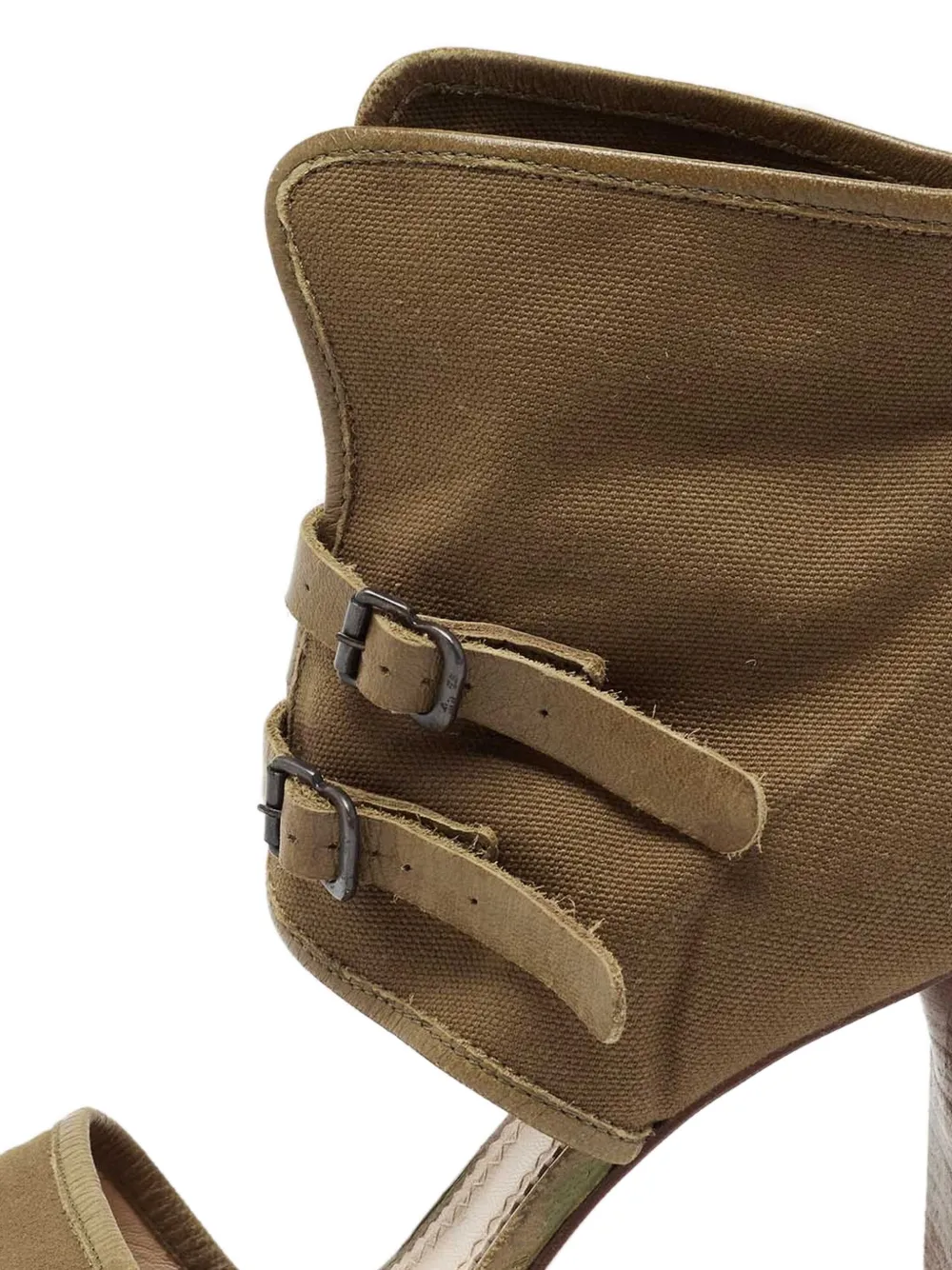 Chloé Pre-Owned 2024 buckle canvas sandals | Image 2