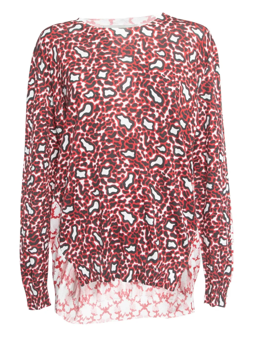 Stella McCartney Pre-Owned abstract-print knitted top | Red | Image 1