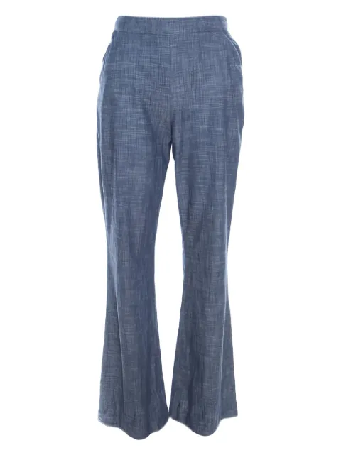 Oscar de la Renta Pre-Owned high-waisted wide-leg trousers