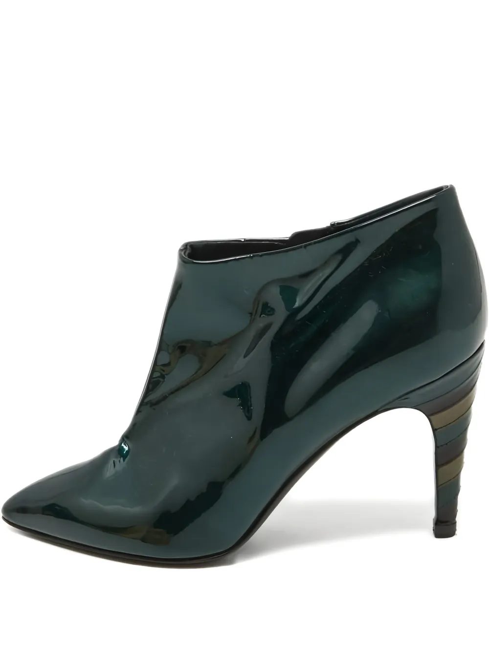 Jimmy Choo Pre-Owned botines de charol con tacón de 100mm | verde | Image 1