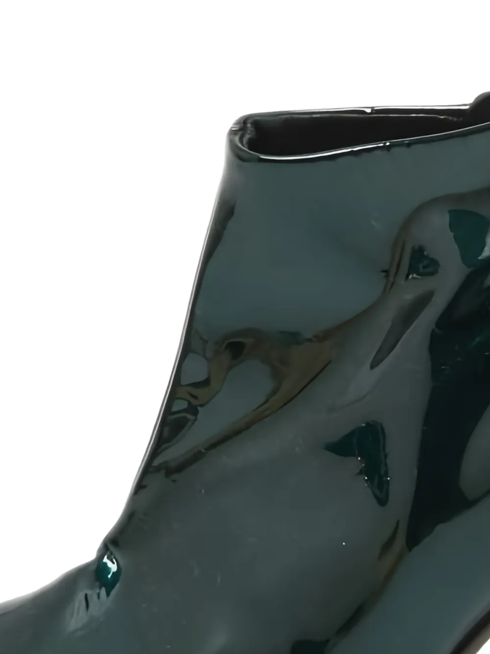 Jimmy Choo Pre-Owned 100 mm lakleren enkellaarzen - Groen