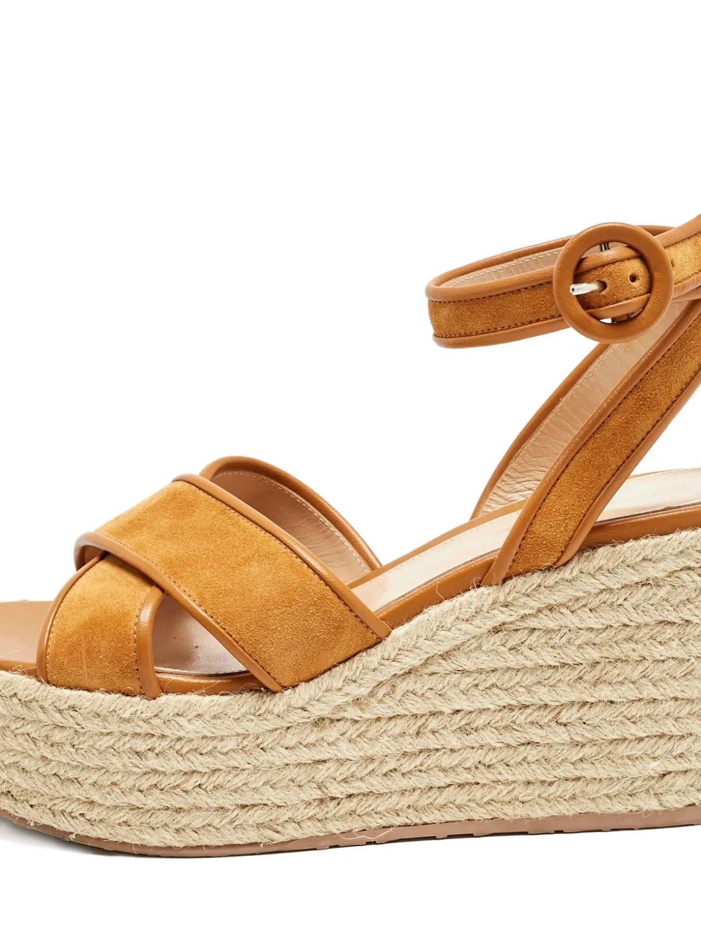 Gianvito Rossi 2024 90 mm suède espadrilles - Oranje