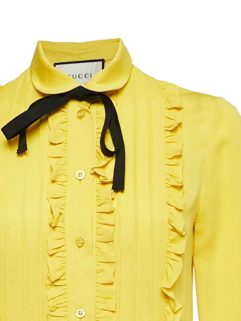 Gucci Pre-Owned ruffle-detail shirt | Image 2