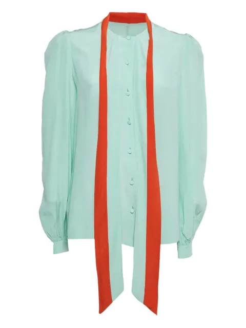 Givenchy Pre-Owned camisa de seda