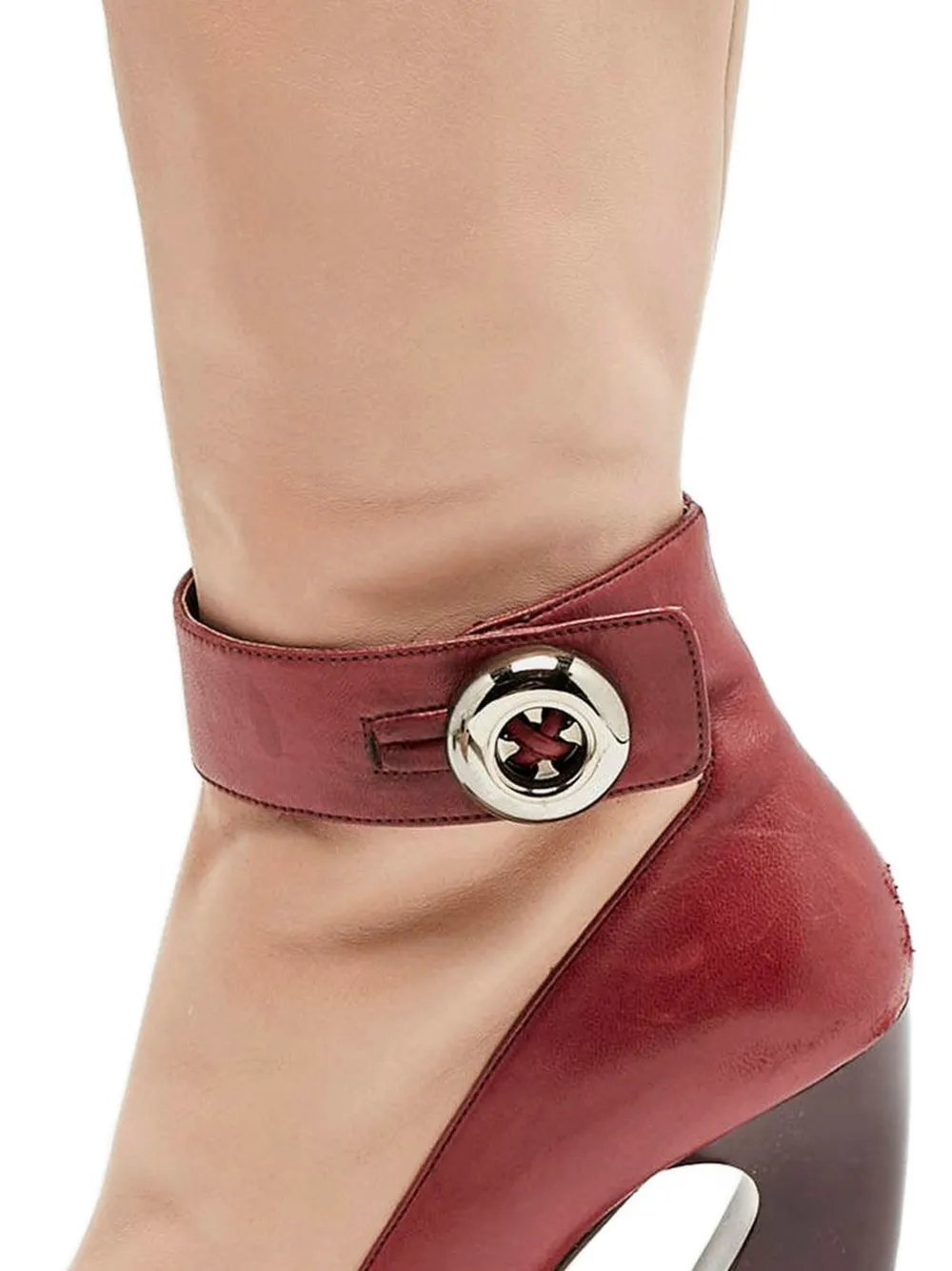 Prada Pre-Owned 120 mm leren laarzen met hak - Beige