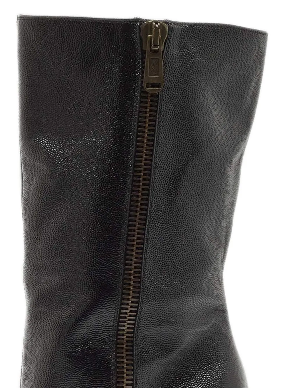 Saint Laurent Pre-Owned 110 mm Tribtoo enkellaarzen - Zwart