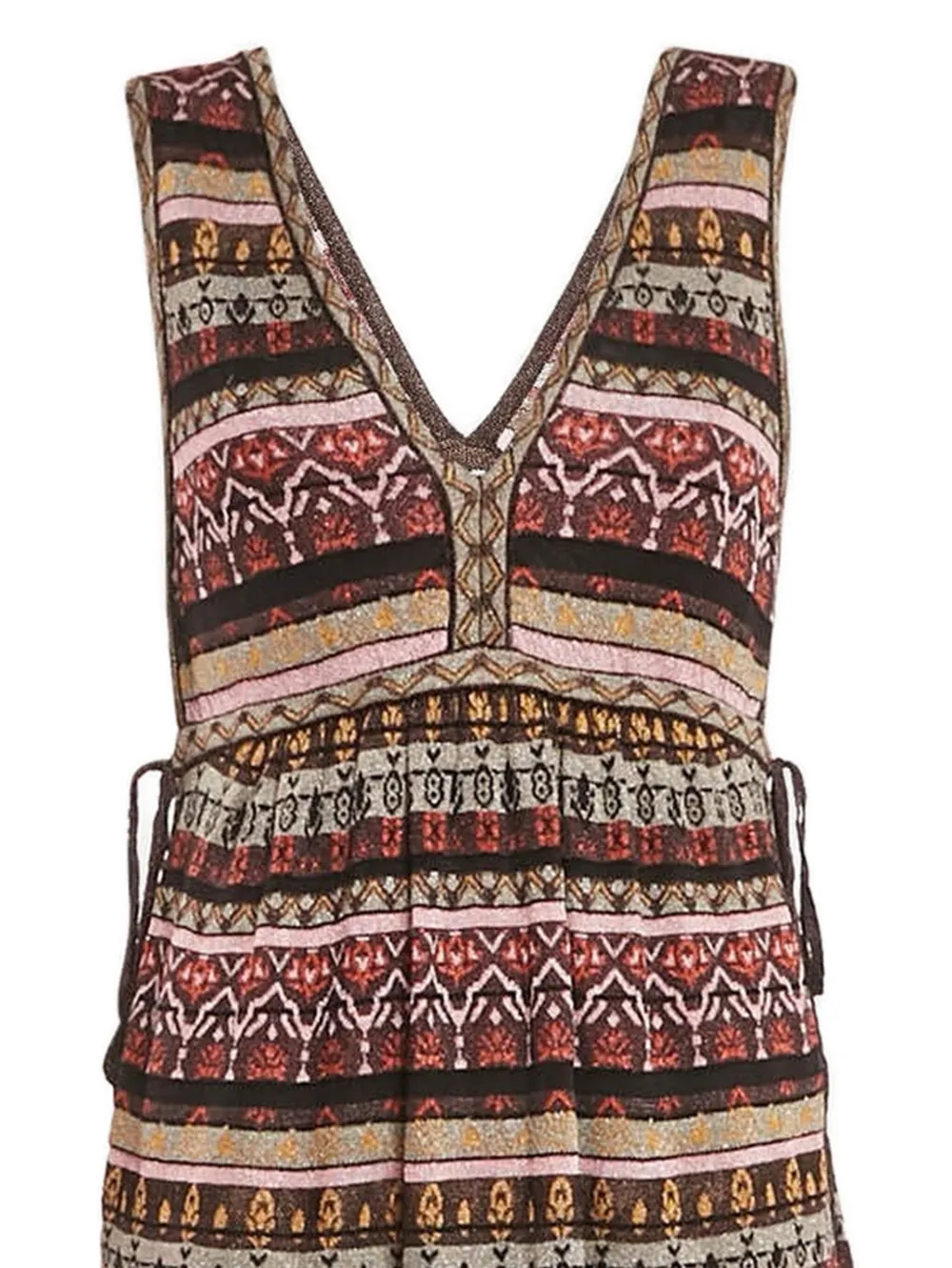 Missoni Pre-Owned Gestreepte jurk - Zwart