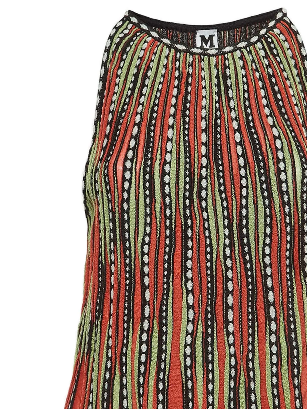 Missoni Pre-Owned 2024 gebreide ballonjurk - Oranje