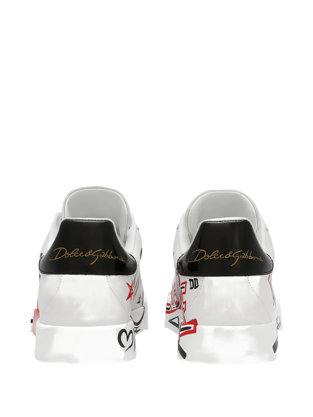 Dolce & Gabbana Portofino Cuore sneakers White