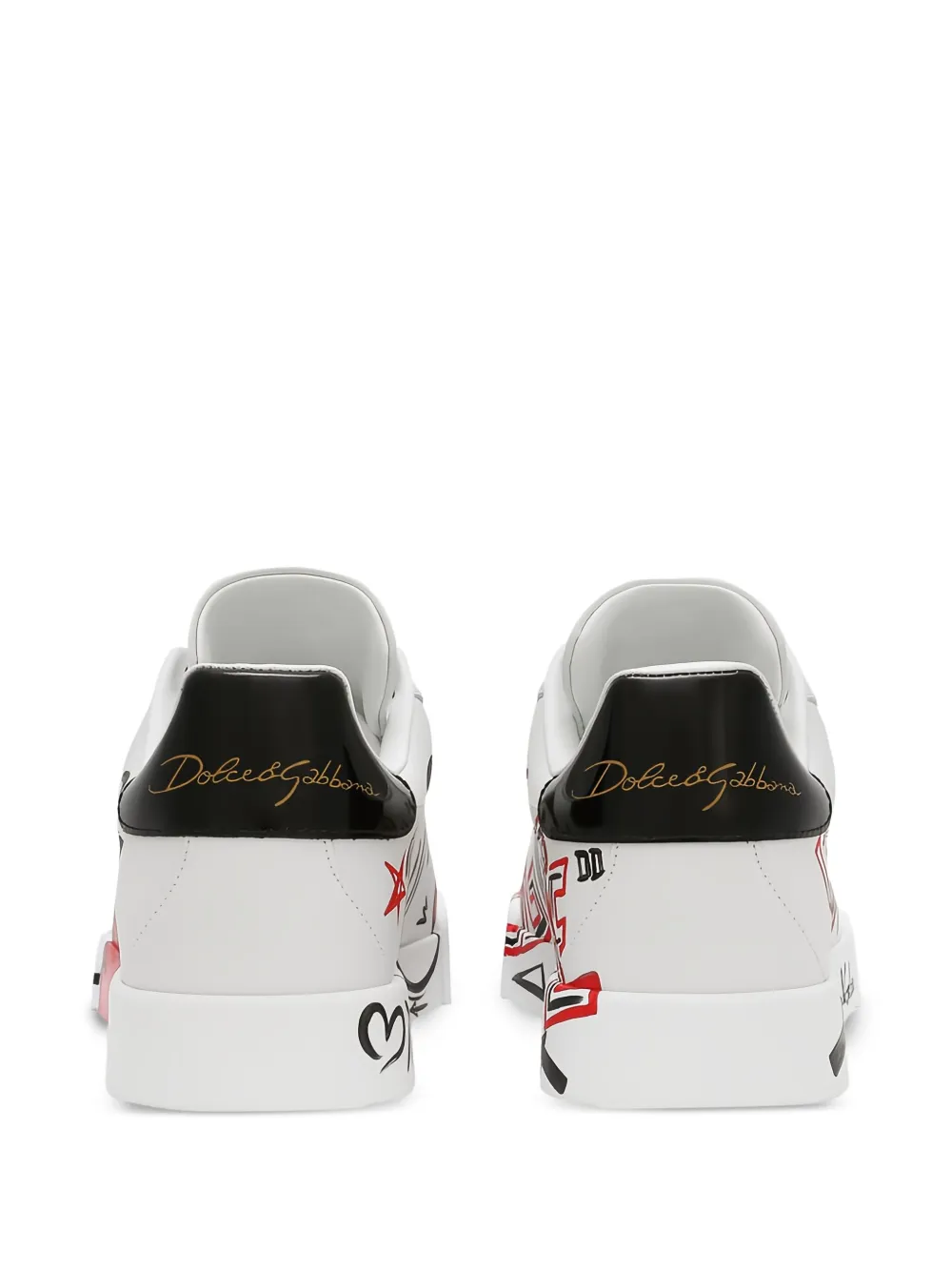 Dolce & Gabbana Portofino Cuore sneakers White