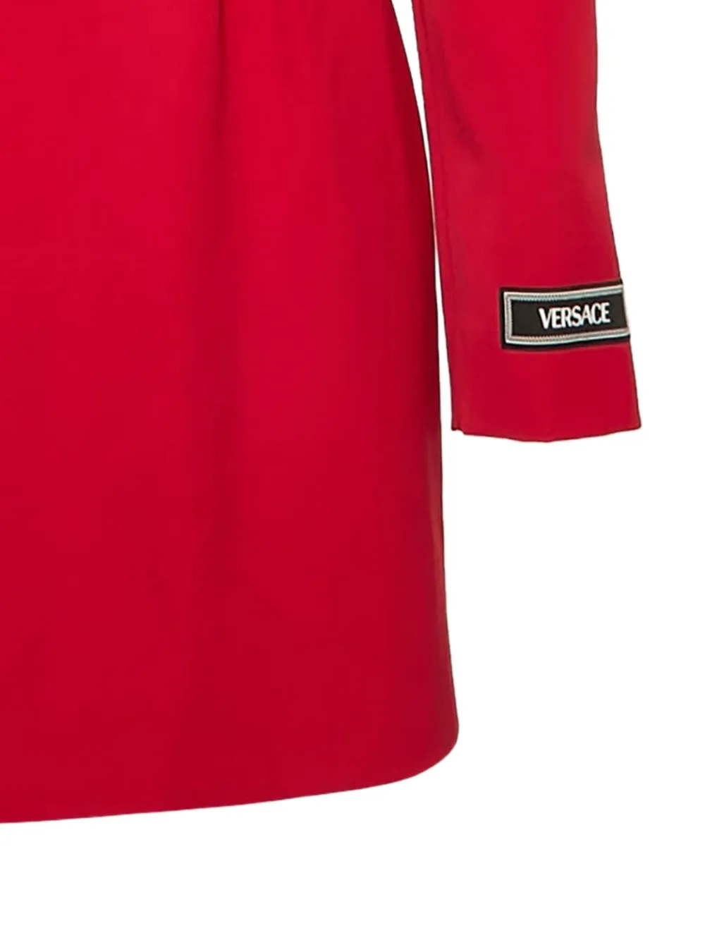Versace Pre-Owned Scheerwol jurk - Rood