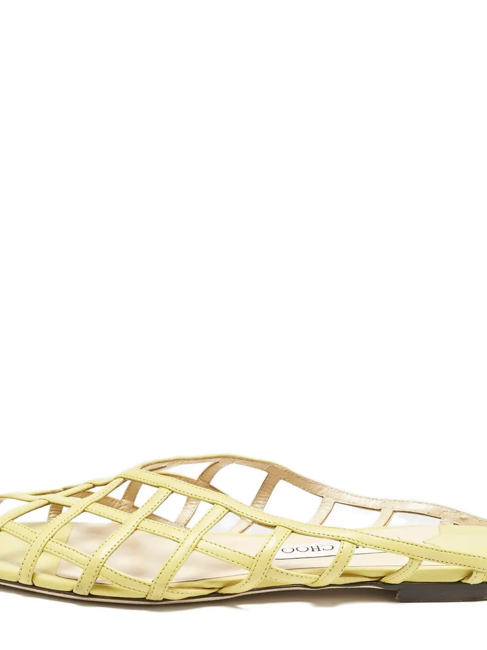 Jimmy Choo Pre-Owned square-toe flat sandals | Image 2