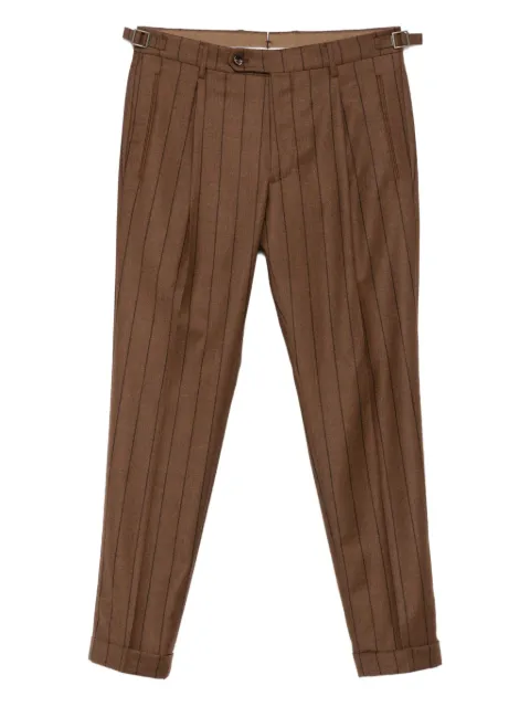 Berwich pinstripe pleated trousers