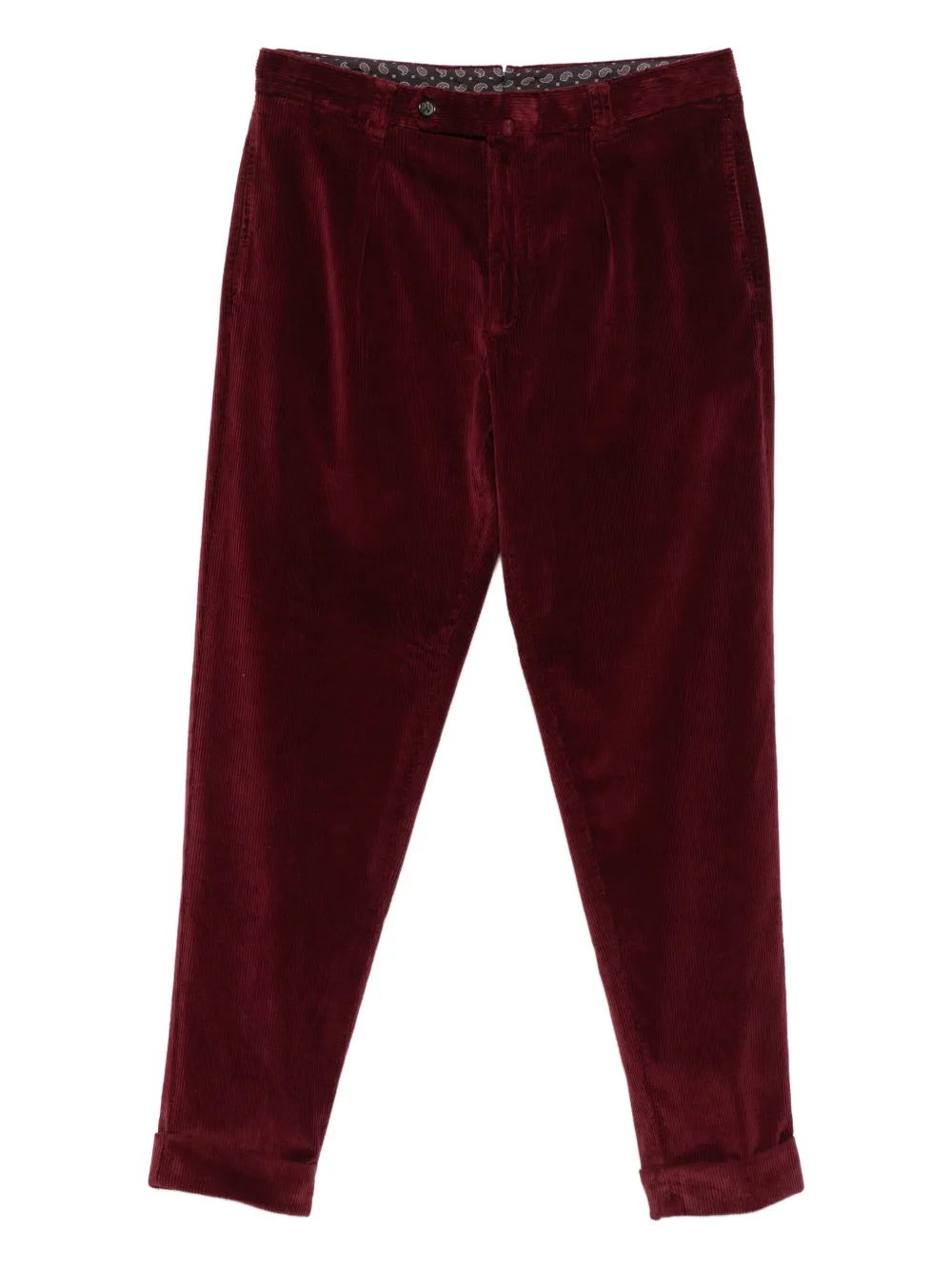 pleated corduroy trousers