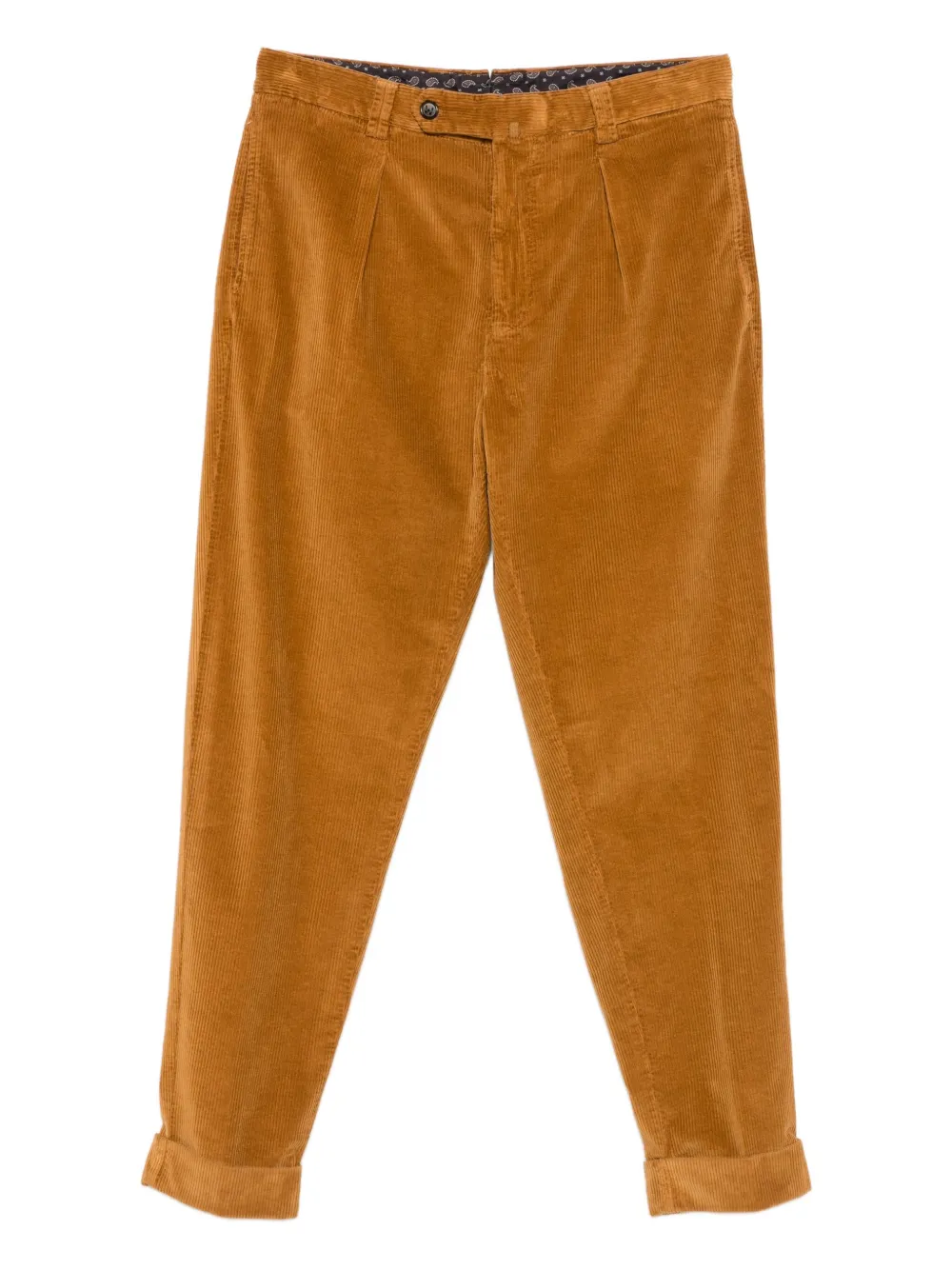 pleated corduroy trousers