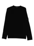 Stone Island ribbed crew-neck sweatshirt - Black