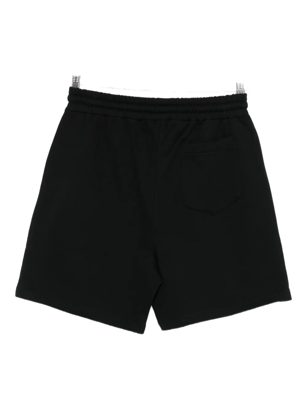 Flâneur Logo-print Drawstring Shorts In Black